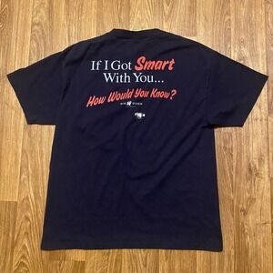 Vintage Big Dogs Shirt f I Got Smart‎ With You How Would You Know Adult Size L
